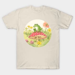 Froggie on mushroom T-Shirt